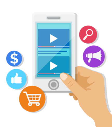 Monetization Icons For Mobile Studio's New Yellow Color Scheme